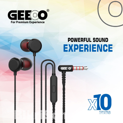 Geeoo X10 In-Ear Earphone  Brand